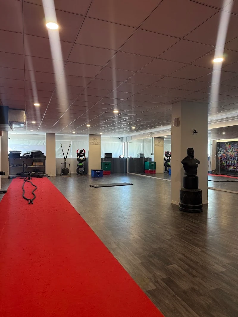 Fitness club entrance presentation imagery
